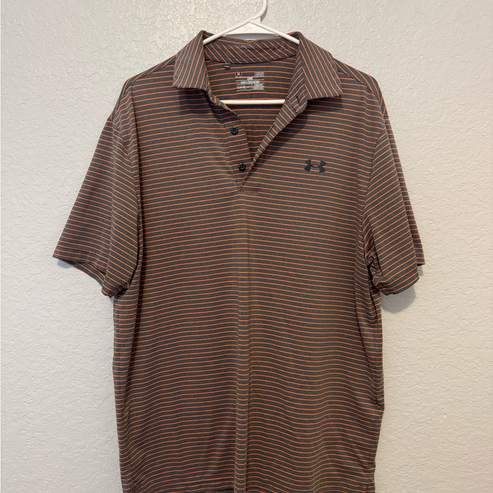 Under Armour Men's Striped Playoff Polo